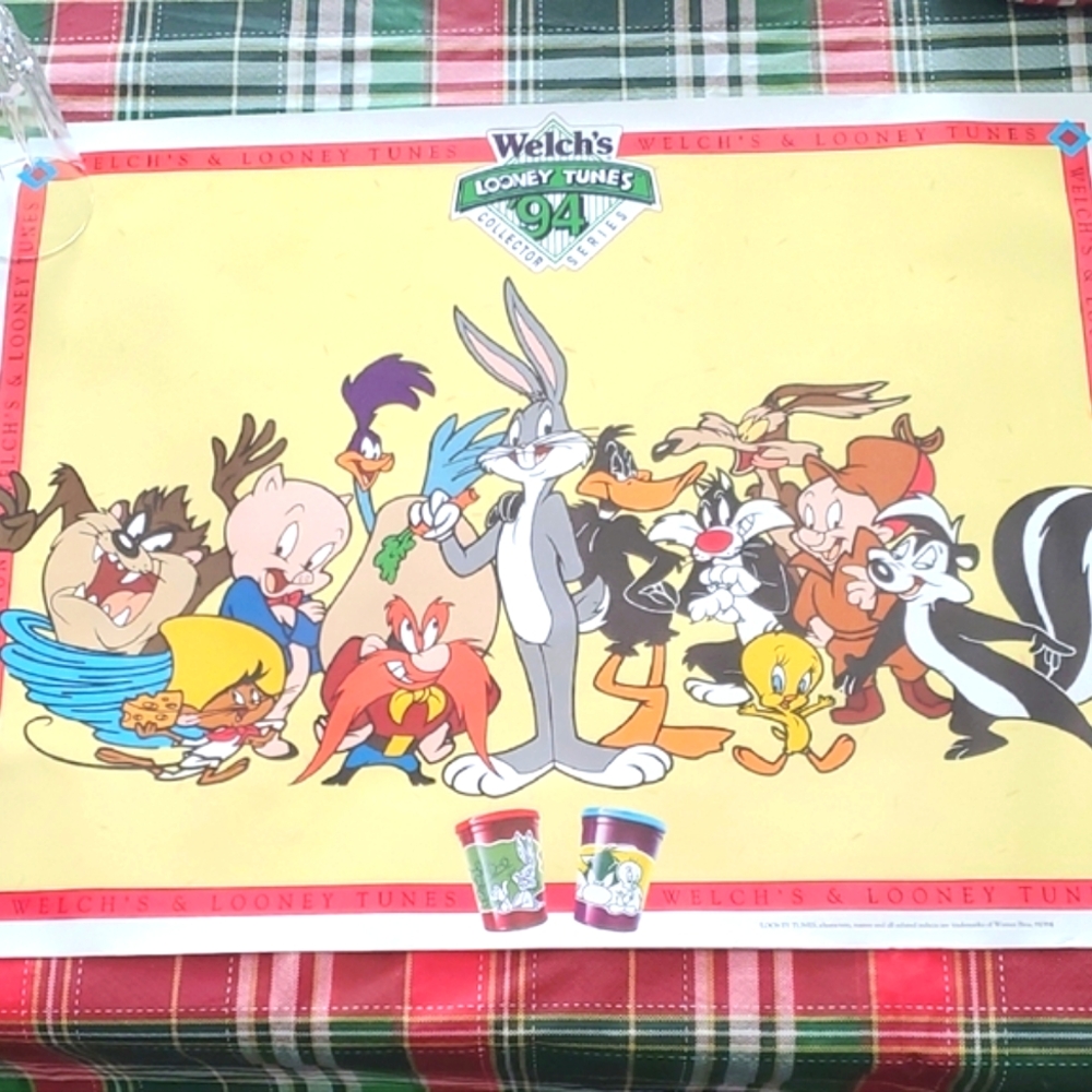 New, Looney Tunes, Welch's Poster, '94 Collector Series